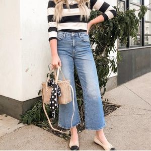 High waist jean culotte. Size 6